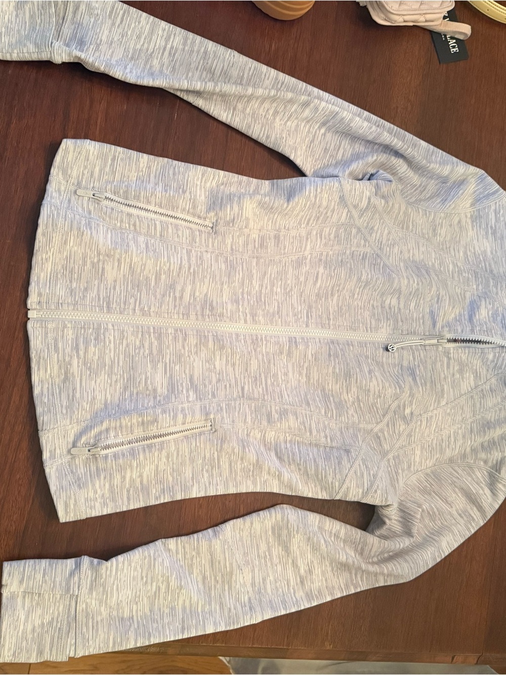 Lululemon Light Gray Women's Zip-Front Jacket